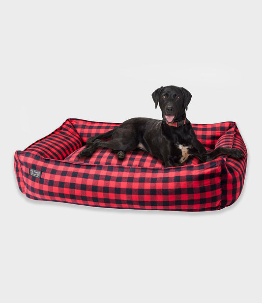 Flannel Dog Bed