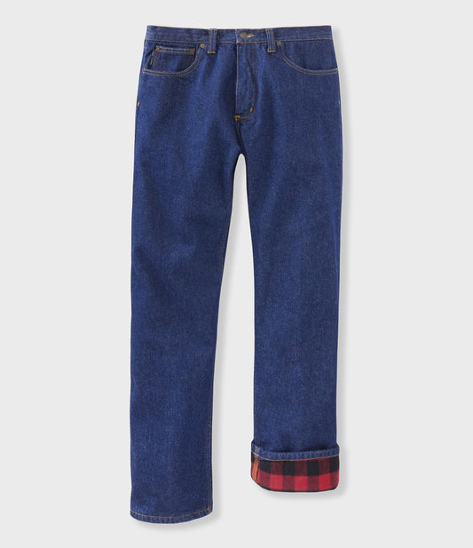 Flannel Lined Regular Fit Jeans