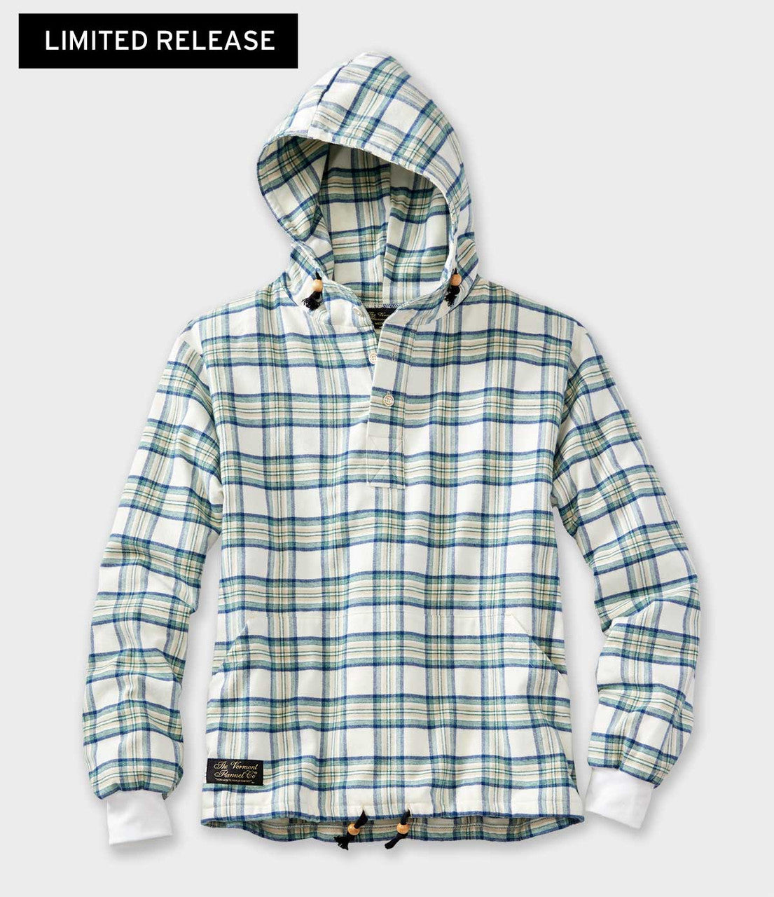 Hooded Flannel Pullover The Vermont Flannel Company
