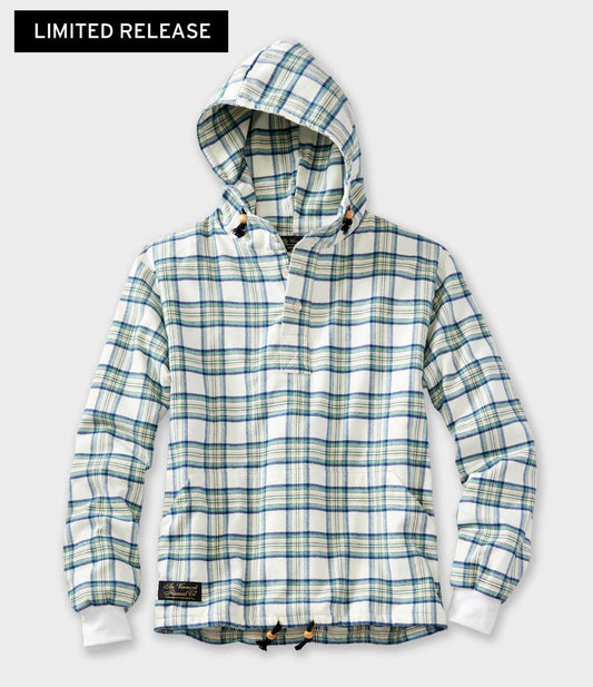 Hooded Flannel Pullover - Maine Star